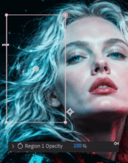 Opacity control demonstration in MaskMotion