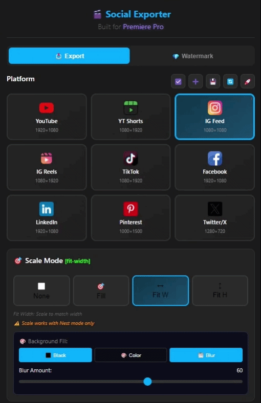 Adding, editing, and deleting platform presets